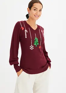 Finstrikket genser, bonprix