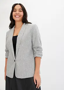 Blazer med ull-look, bonprix