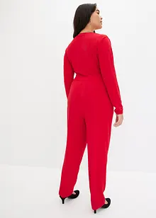 Jersey-jumpsuit i omslagsstil, bonprix