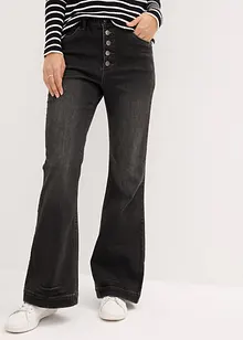 Bootcut-jeans High Waist, komfortlinning, bonprix