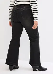 Bootcut-jeans High Waist, komfortlinning, bonprix