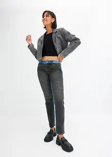 Straight-jeans Low Waist, Color Blocking, bonprix