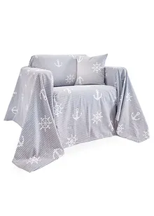 Sengeteppe med maritimt design, bonprix