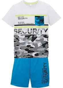 Topp og shorts i økologisk bomull (2-delt sett), bonprix