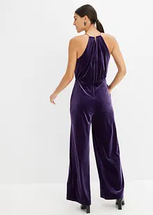 Jumpsuit i myk fløyel, bonprix