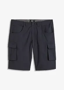Bermudashorts i 100% bomull med cargolommer, Relaxed Fit, bonprix