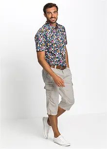 Regular Fit-cargo-bermudashorts i 100% bomull, lang, bonprix