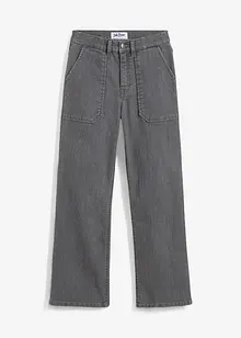 Bootcut-jeans med stretch for barn, bonprix