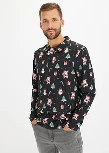 Poloshirt med julemotiv, bonprix