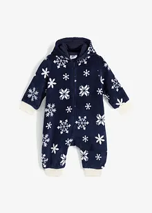 Baby-jumpsuit i fleece, bonprix