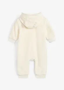 Baby fleece-jumpsuit med horn, bonprix