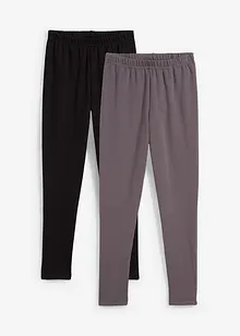 Termo-funksjonsleggings med mykt fleecefôr (2-pack), bonprix