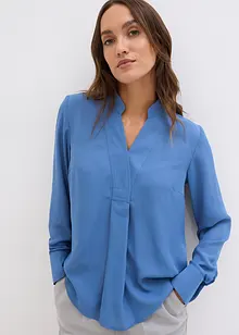 Chiffonbluse, langermet, bonprix