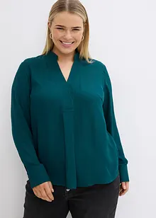 Chiffonbluse, langermet, bonprix