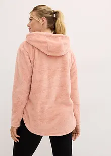 Lang kose-fleecegenser, Oversized, bonprix