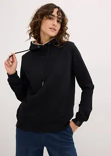 Termo-sweatshirt med hette og teddyfôr, bonprix