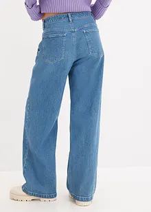 Wide Leg-jeans, Mid Waist, bonprix