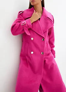 Trenchcoat i ull-look, bonprix