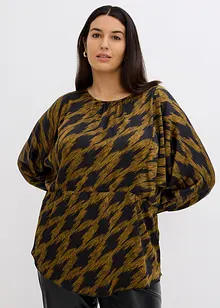 Oversized tunika i sateng, bonprix