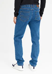 Classic Fit-jeans med linning som er elastisk i sidene, Straight, bonprix