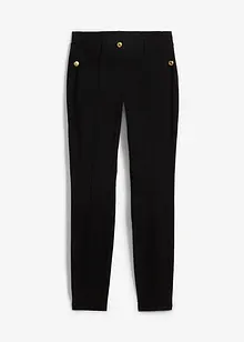 Pull on-bukse med stretch og pynteknapper, bonprix
