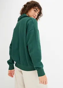 Sweatshirt med V-hals, bonprix