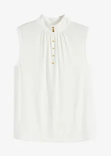 Jerseytopp med pynteknapper, bonprix