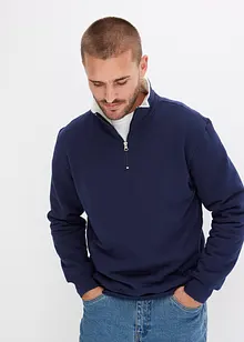 Termo-sweatshirt med troyer-krage, varmt fôret, bonprix