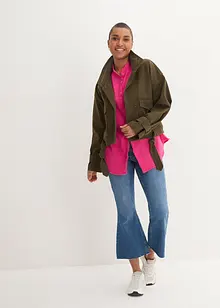 Lang bluse i bomullsmusselin, bonprix