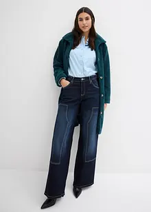 Wide Leg-jeans, Mid Waist, bonprix