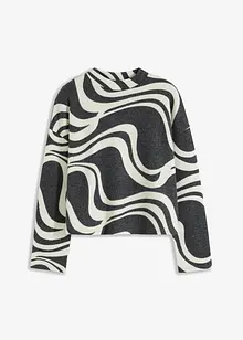 Behagelig, ribbestrikket topp, bonprix