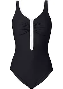 Shape-badedrakt med glidelås, lett formende, bonprix
