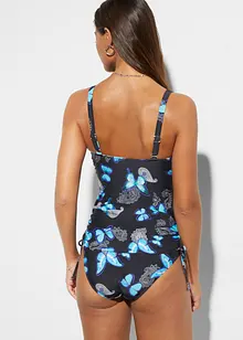Tankini topp med knytebånd, bonprix