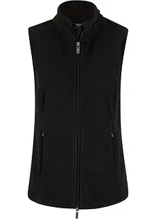 Fleecevest med lommer, bonprix