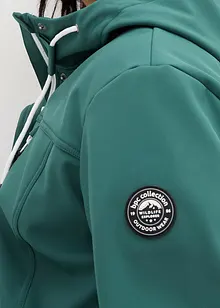 Softshelljakke i vannavvisende materiale, bonprix