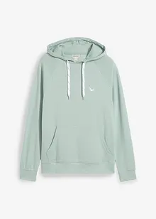 Sweatshirt med hette av ren økologisk bomull, bonprix