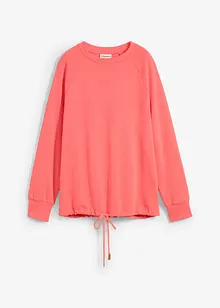 Sweatshirt i bomullsmiks, bonprix