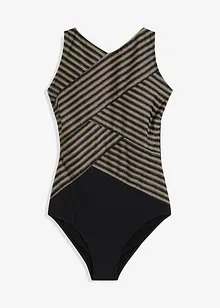 Shape-badedrakt i omslagslook, middels formende, bonprix