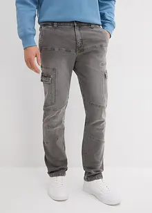 Regular Fit cargo-stretchjeans, Straight, bonprix