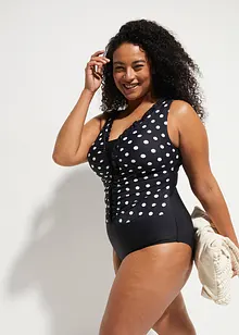 Shape-badedrakt med rynking, middels formende, bonprix