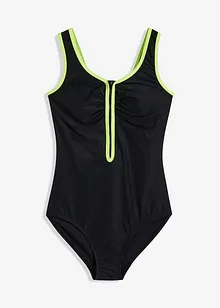 Shape-badedrakt med glidelås, lett formende, bonprix