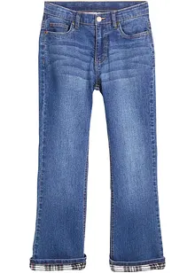 Stretch-termojeans for barn, BOOTCUT, bonprix