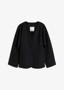 Innsvingt blazer i behagelig Punto di Roma-materiale, bonprix