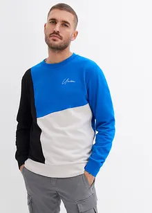 Sweatshirt med rund hals, av økologisk bomull, bonprix