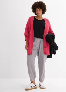 Ribbestrikket cardigan, bonprix