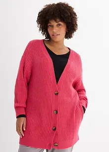 Ribbestrikket cardigan, bonprix