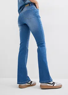 Bootcut jeans med høyt liv og stretch, bonprix