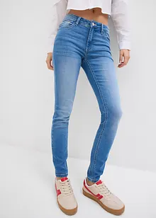 Skinny jeans med høyt liv og stretch, bonprix