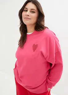 Oversized sweatshirt i økologisk bomull, bonprix