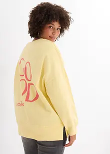 Oversized sweatshirt i økologisk bomull, bonprix